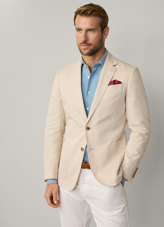 CLEAN COTT LINEN JKT