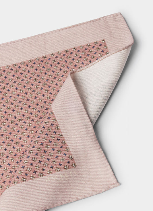 Pañuelo de bolsillo con estrellas Hackett London, rosado palo oscuro (DARK-BLUSH-PINK)
