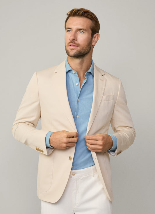 CLEAN COTT LINEN JKT