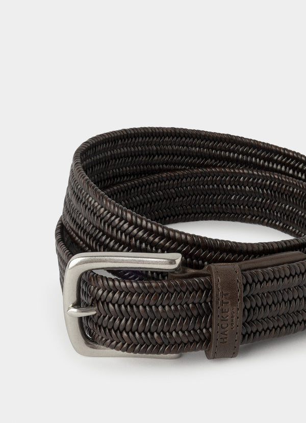 Hackett London TUBULR CRD PLAIT BLT BROWN foto 2