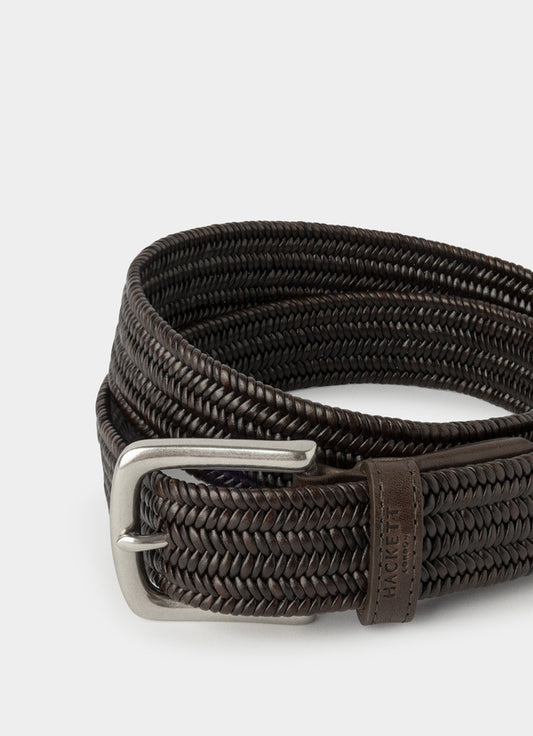 Hackett London TUBULR CRD PLAIT BLT BROWN foto 2