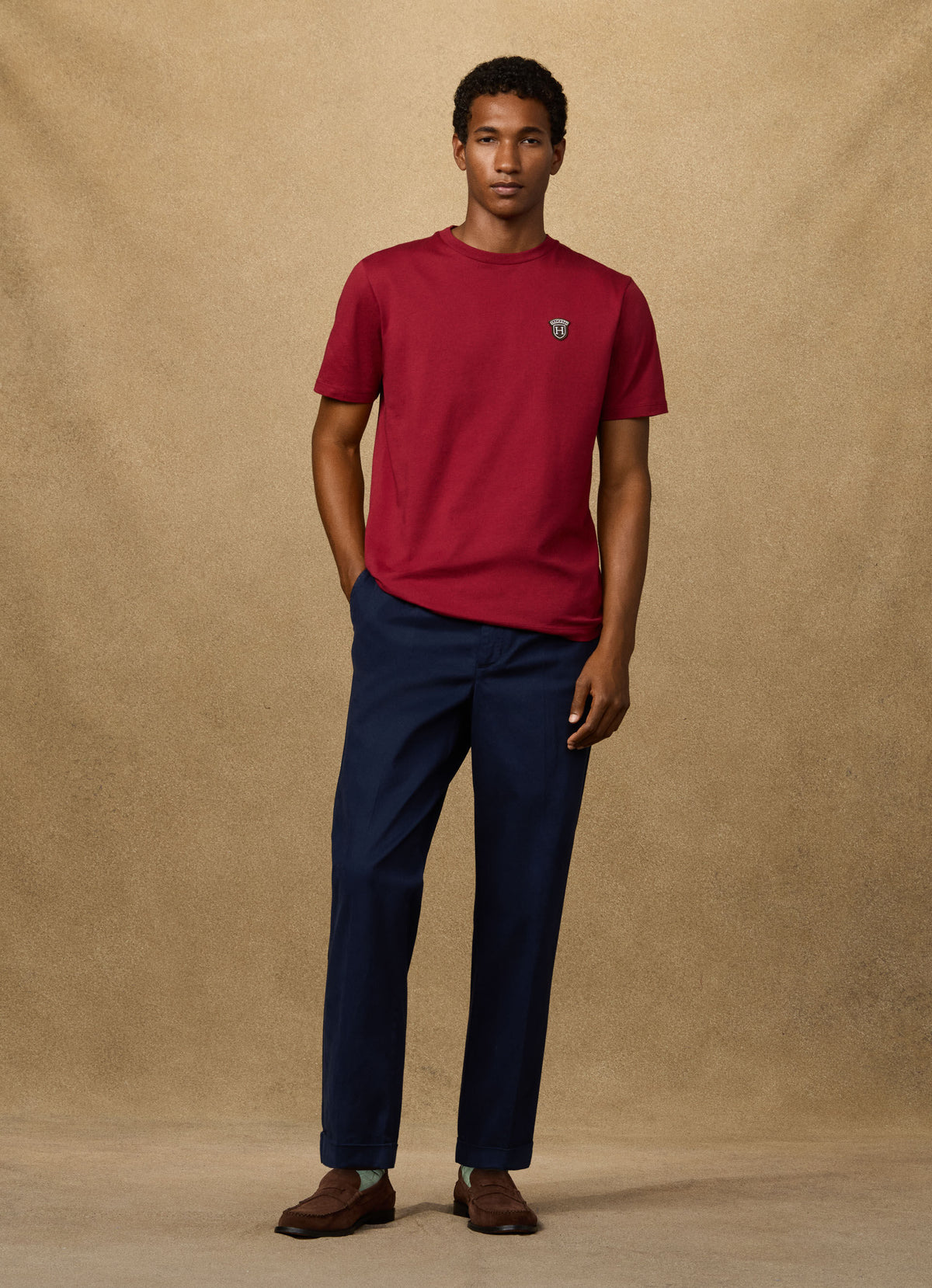 OXBLOOD-RED
